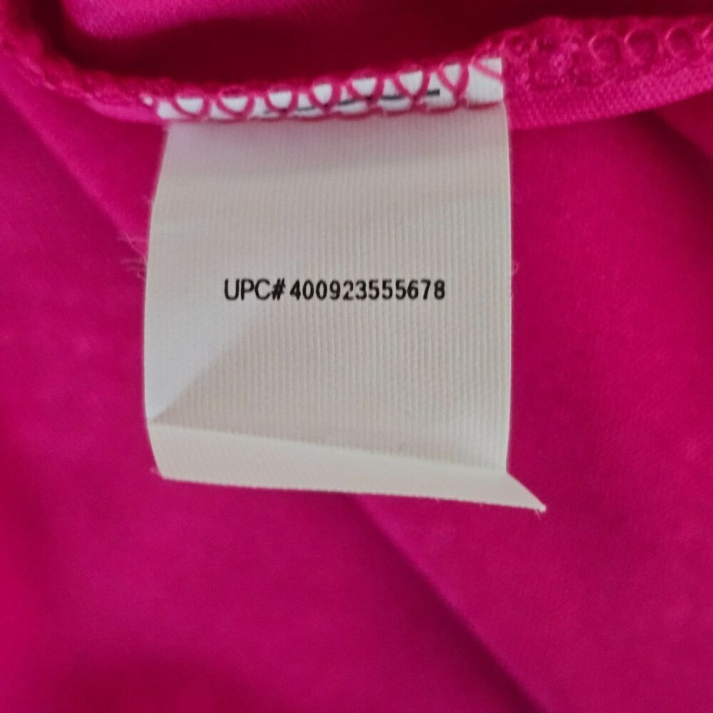 Tek Gear Womens Activewear Pink Fitted V-Neck Performance T-Shirt, Size XL - Picture 4 of 11